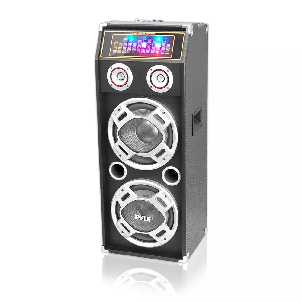 Pyle PSUFM1035A 10" 1000 Watt Disco Jam Speaker w/ Bluetooth SD AUX