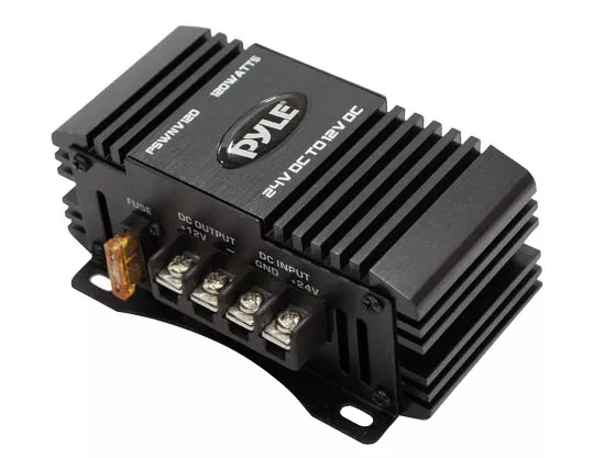 Pyle PSWNV120 24V DC to 12V DC 120W Power Converter