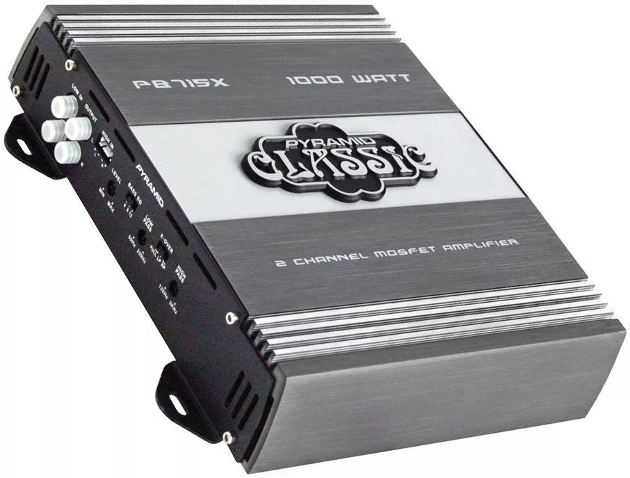 Pyramid PB715X 1000 Watts 2 Channel Bridgeable Car Amplifier