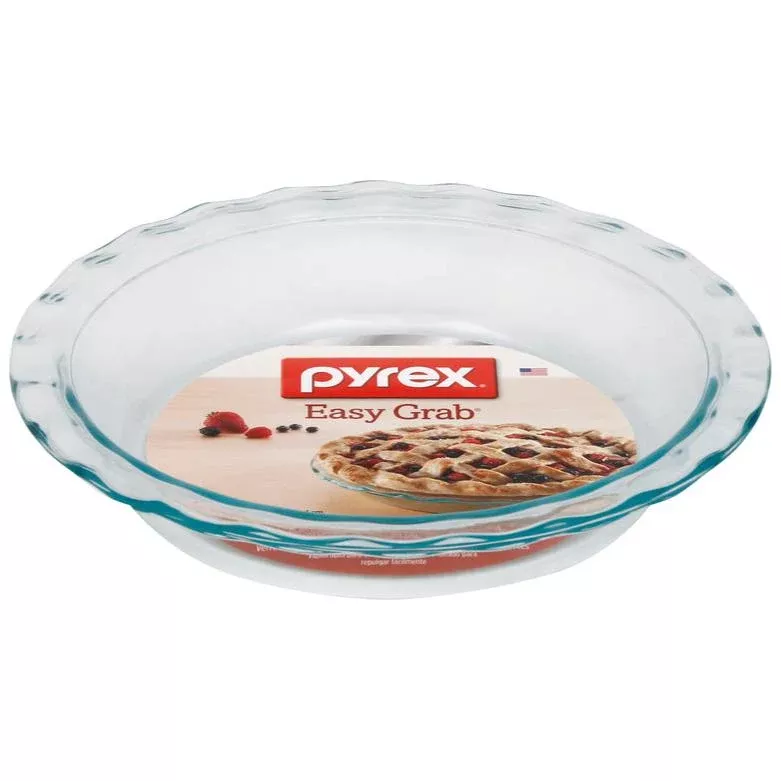 Pyrex Oven-Safe Glass Pie Plate - 9.5"