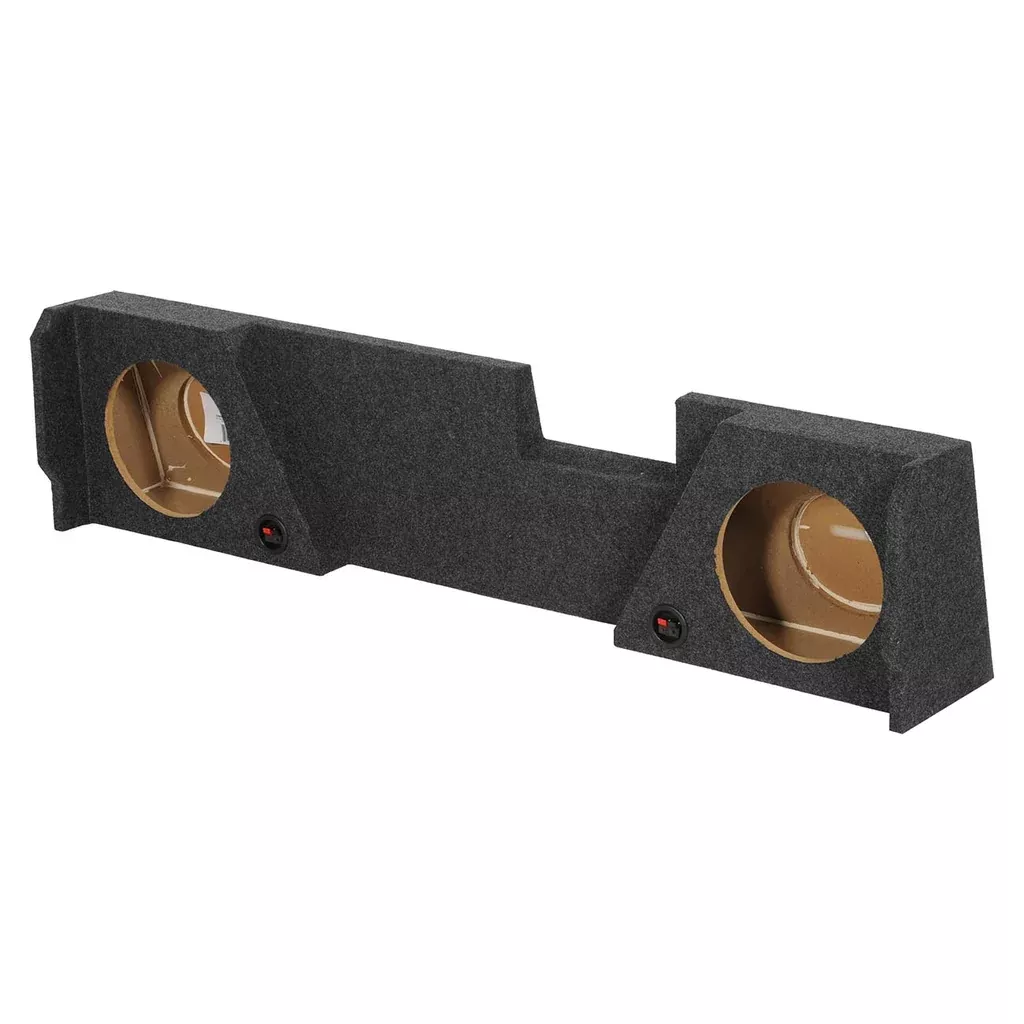 Qpower Gmc/chevy Double Cab '14-'24 Dual 12" Empty Woofer Box