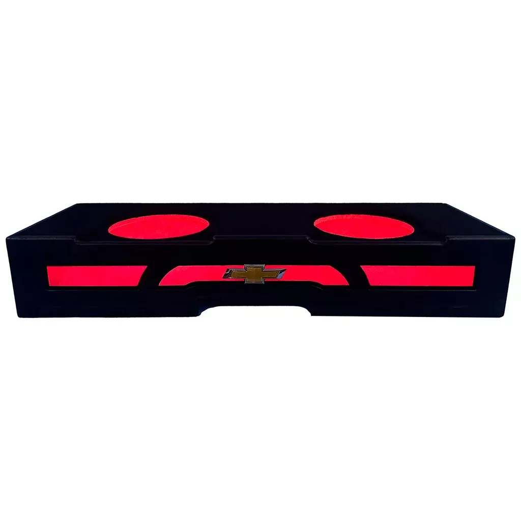 Qpower Qluxe Dual 12″ Vented With Rgb Led Illumination Gmc 2007-2013 Crew Cab