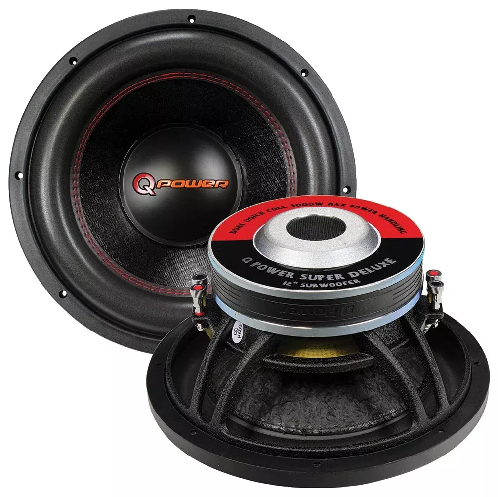 Qpower QPF12DSUPER 12" Woofer Super Heavy Duty Woofer3000 Watts