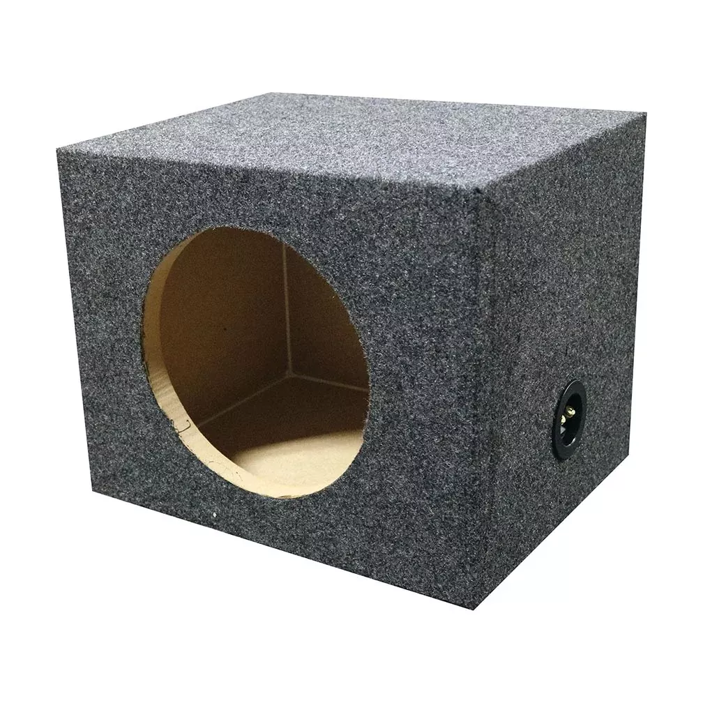 Qpower Single 10″ Heavy Duty Sealed Empty Woofer Box