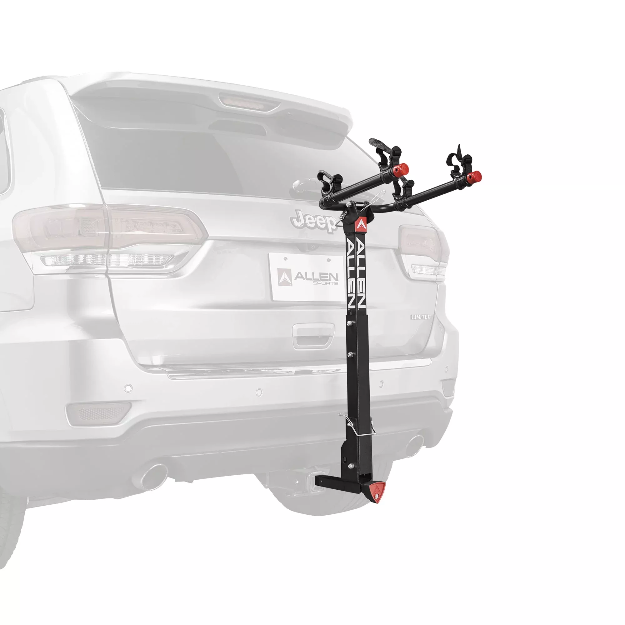 Quick Release 2-Bicycle Hitch Mounted Bike Rack Carrier
