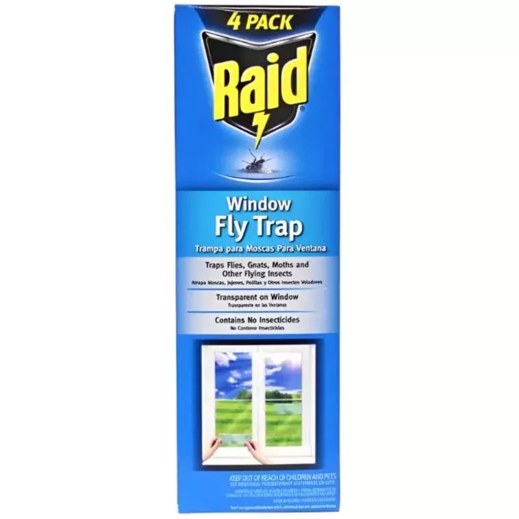 Raid Window Fly Trap - 4 pc.