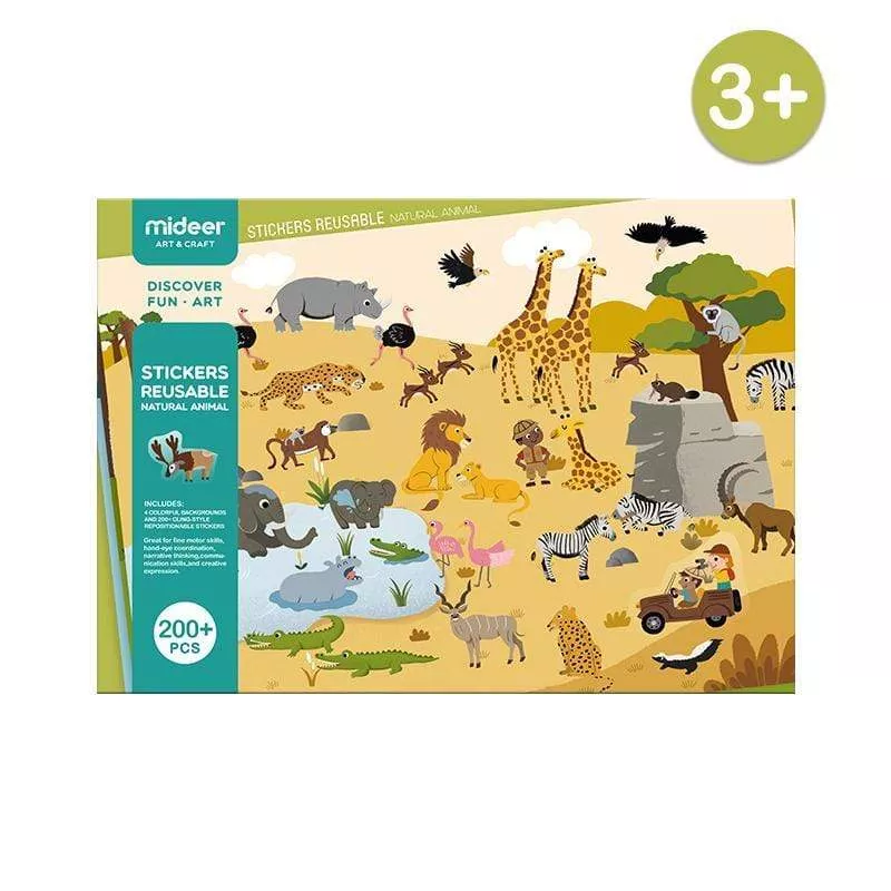 Reusable Sticker Activity Pad: Animals