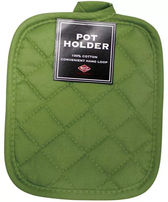 Ritz Cotton Pot Holder (Cactus Green)