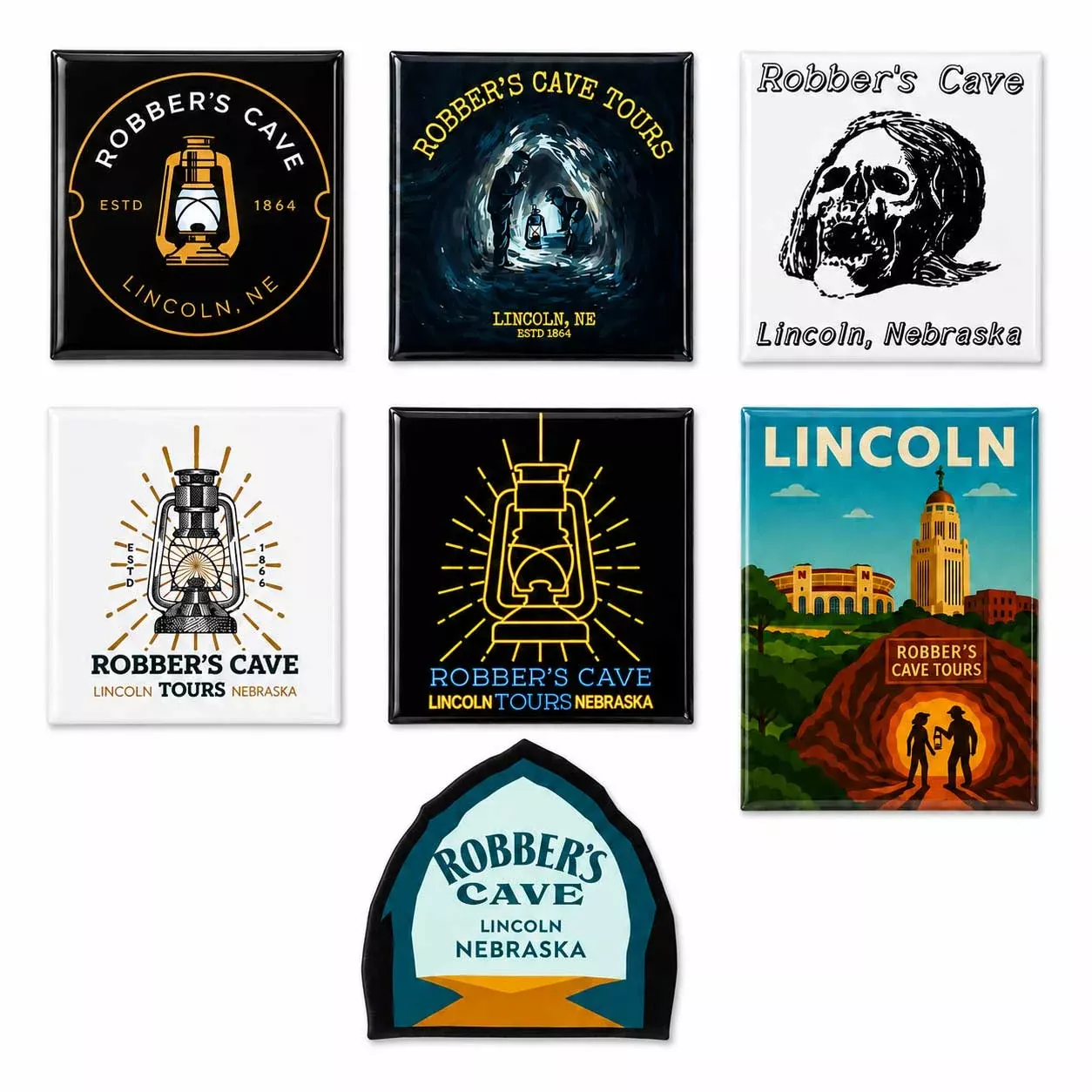 Robber's Cave Magnet Bundle | 7 Designs | Robber's Cave