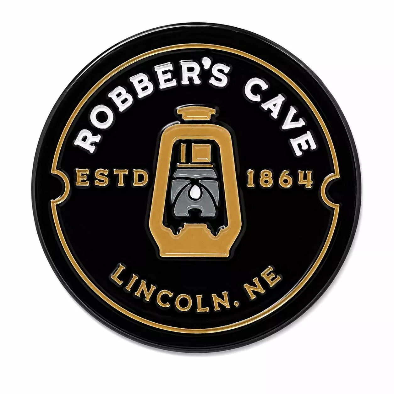 Robber's Cave Round Pin | Robber's Cave