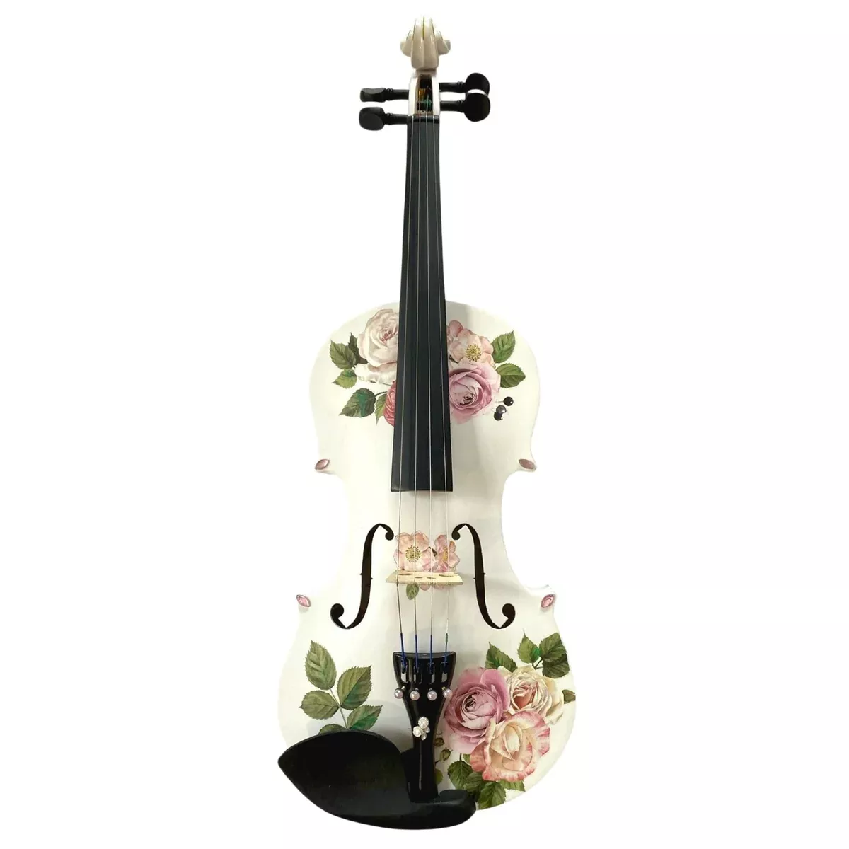 Rose Deluxe White Violin Outfit