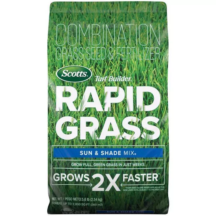 Scotts Turf Builder Rapid Grass Seeds (Sun & Shade Mix) - 5.6 lb.