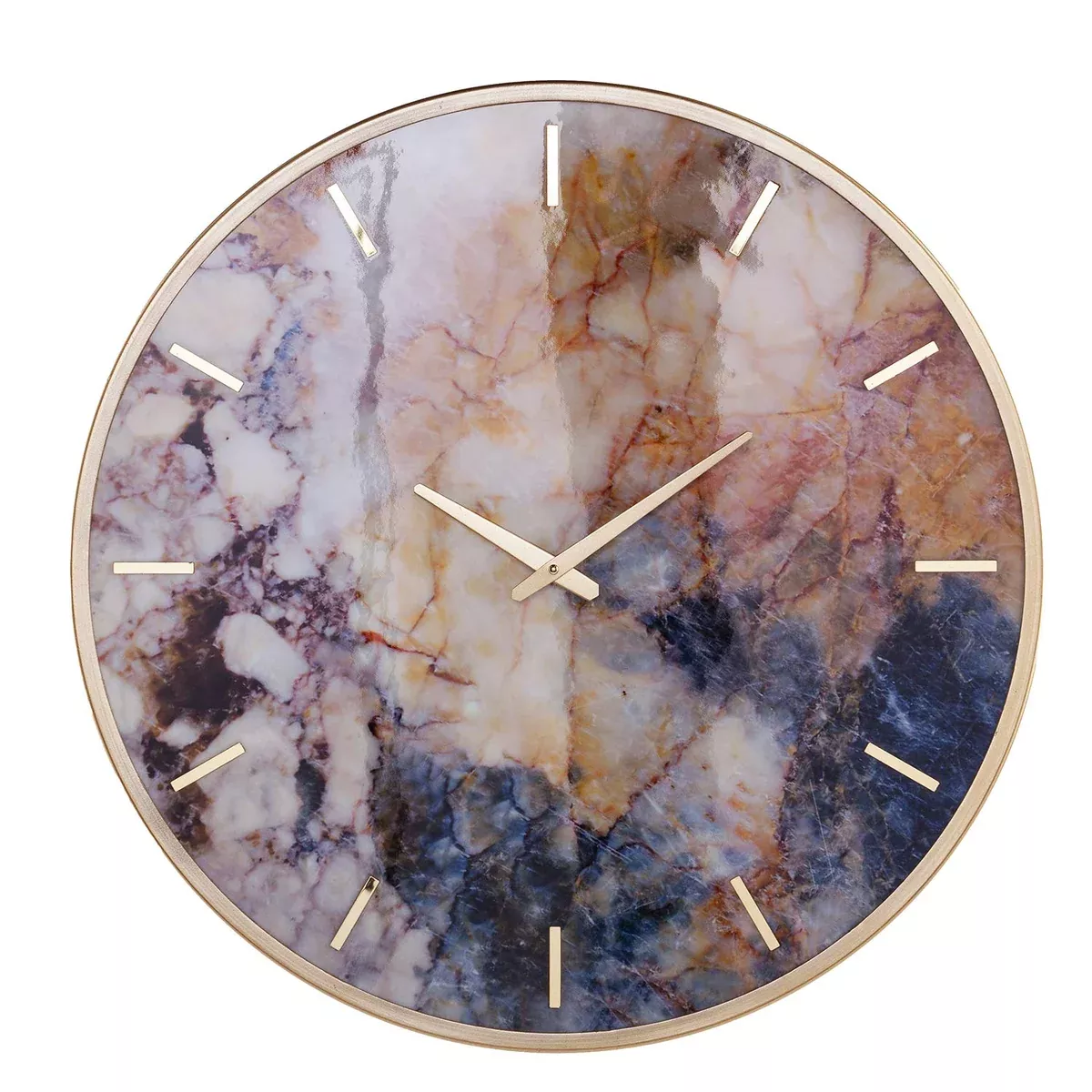 SEI Furniture Marbella Multicolor Wall Clock, Multi/Patterned