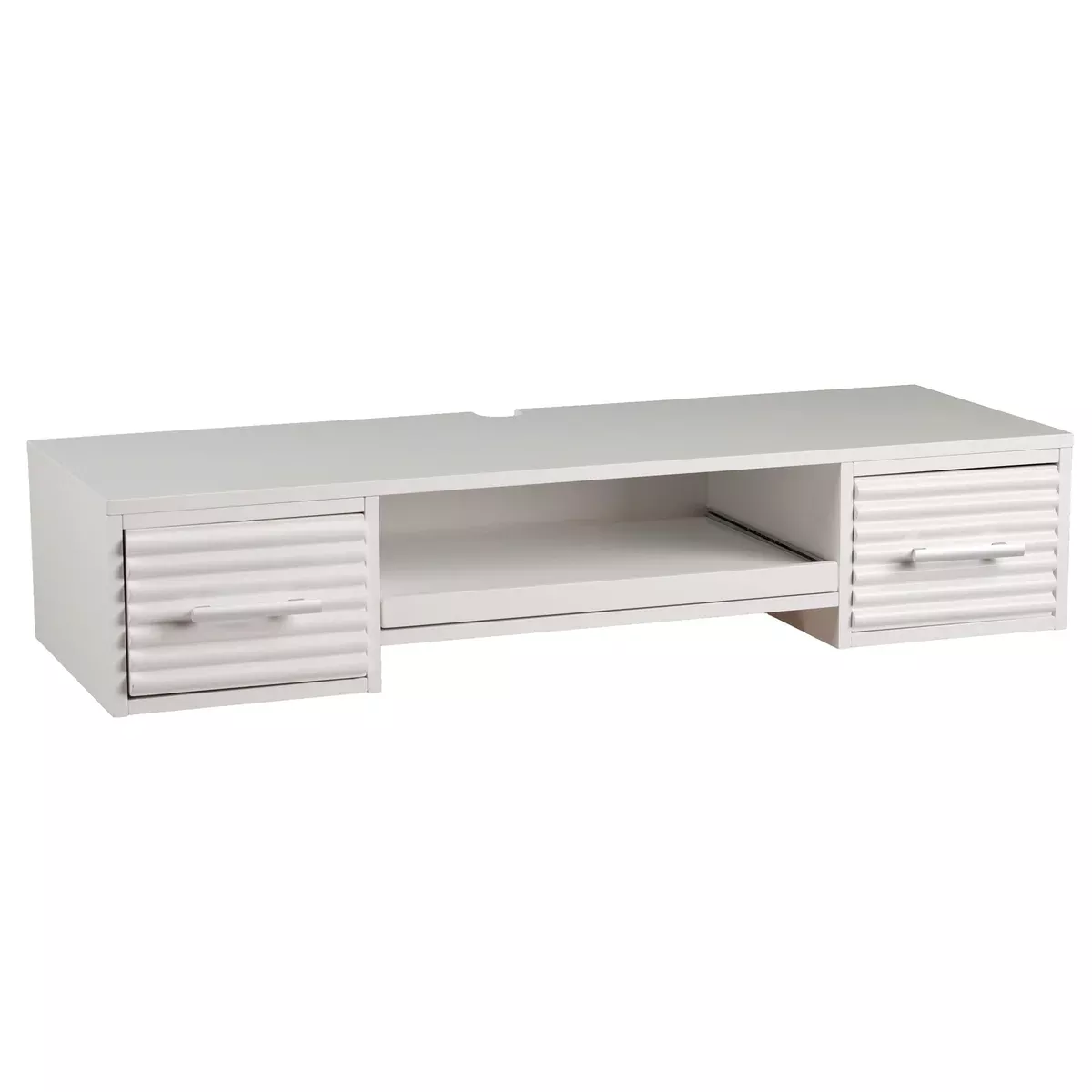 SEI Furniture Simon Wall Mount Desk, White