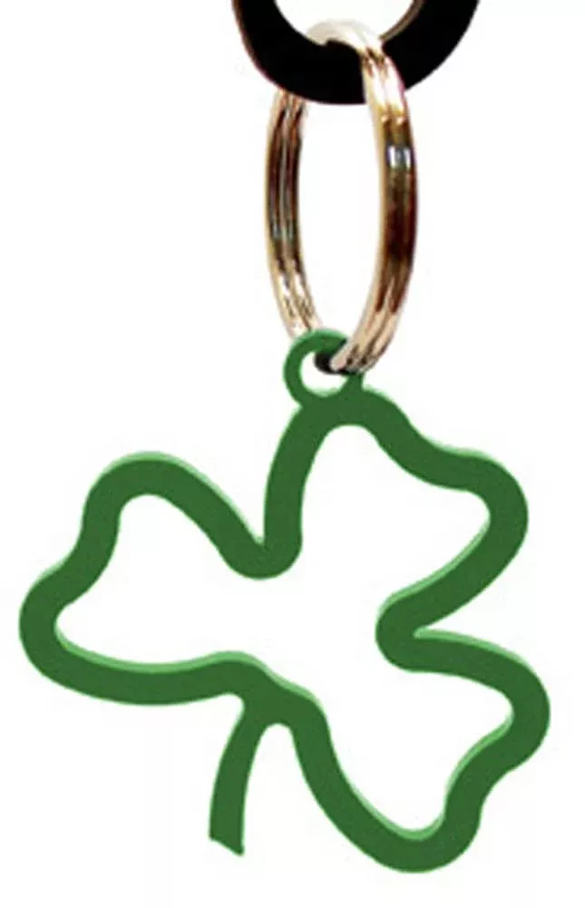 Shamrock - Key Chain-GREEN