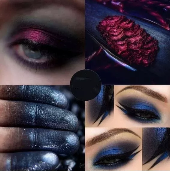 Shimmering eyelid pigment dust