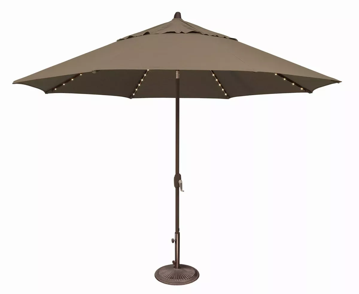 SimplyShade Lanai Pro Patio Umbrella in Taupe