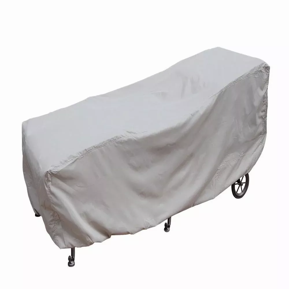 SimplyShade Large Patio Chaise Lounge Cover in Gray