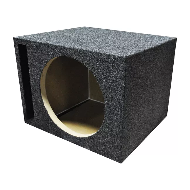 Single 12″ Slot Ported Vented Heavy Duty Empty Woofer Enclosure