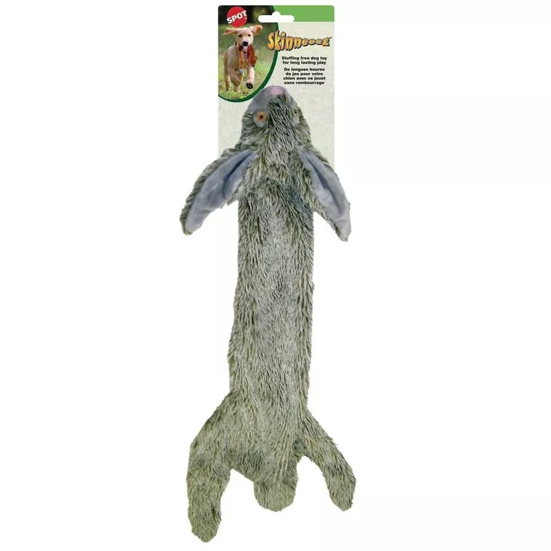 Skinneeez Plush Floppy Rabbit Dog Toy