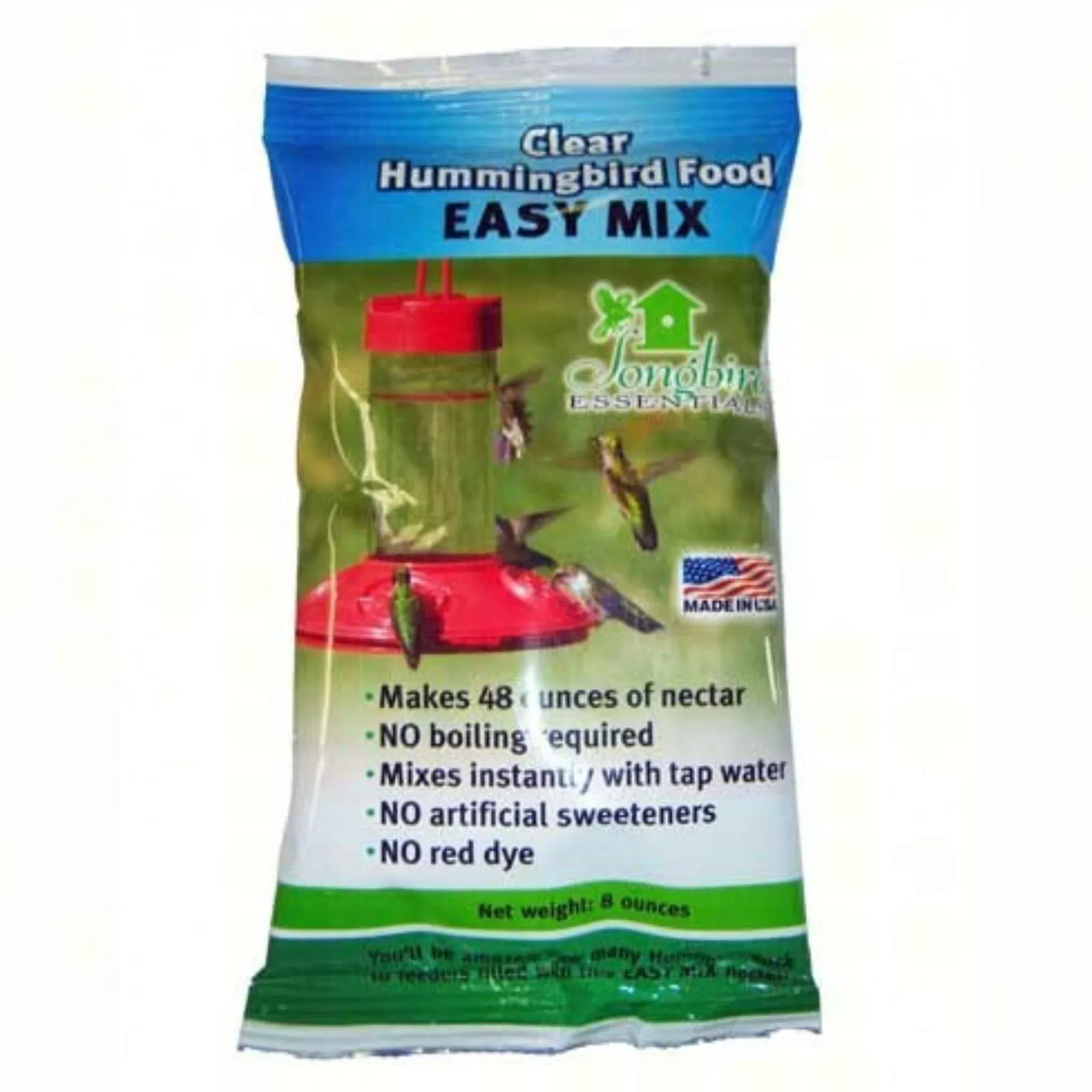 Small Clear Hummingbird Nectar Easy Mix