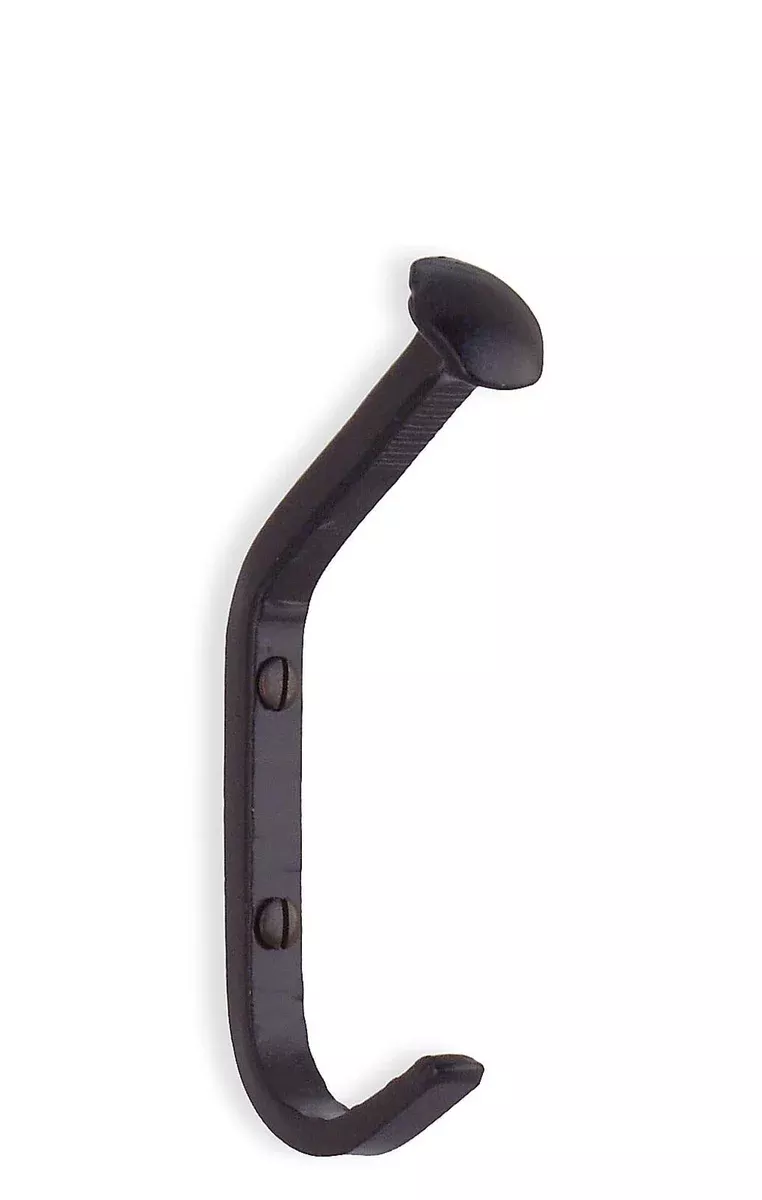 Smedbo B055 Nail Hook, Black Wrought Iron