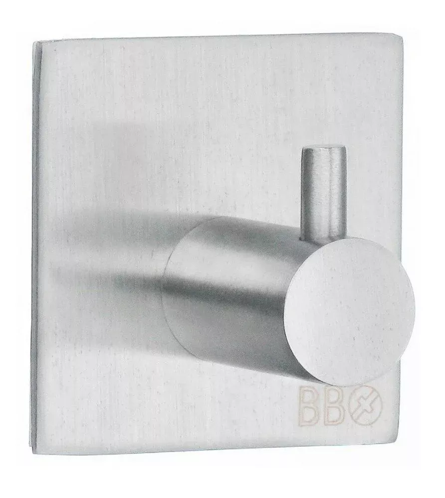 Smedbo B1105 Design Single Hook, Brushed Stainless Steel