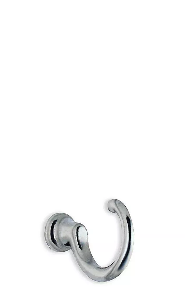 SMEDBO Home Decorative Accessories Loop Hook 1 1/8" Pair Polished Chrome