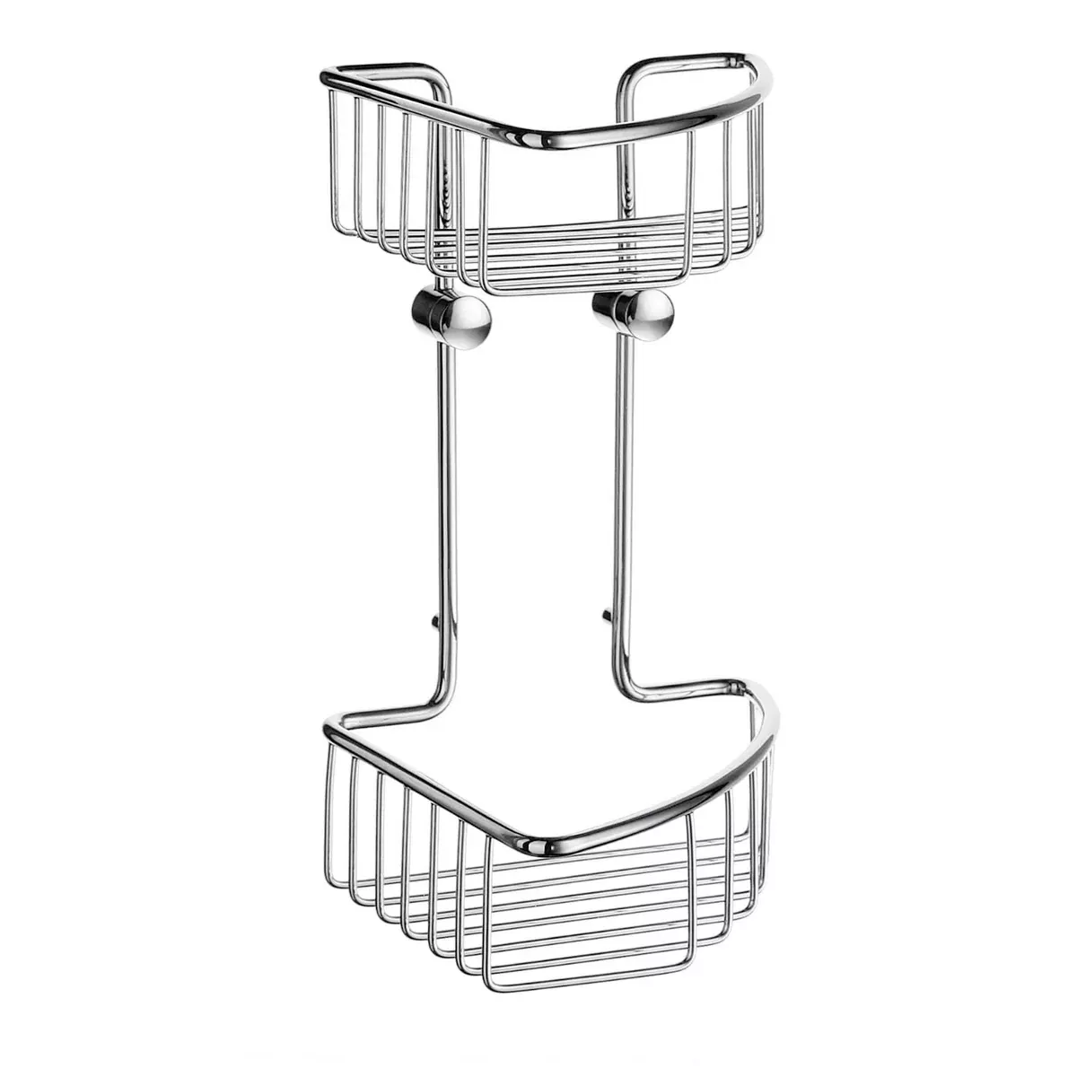 Smedbo SME_DK1021 Soap Basket Corner 2 Level, Polished Chrome