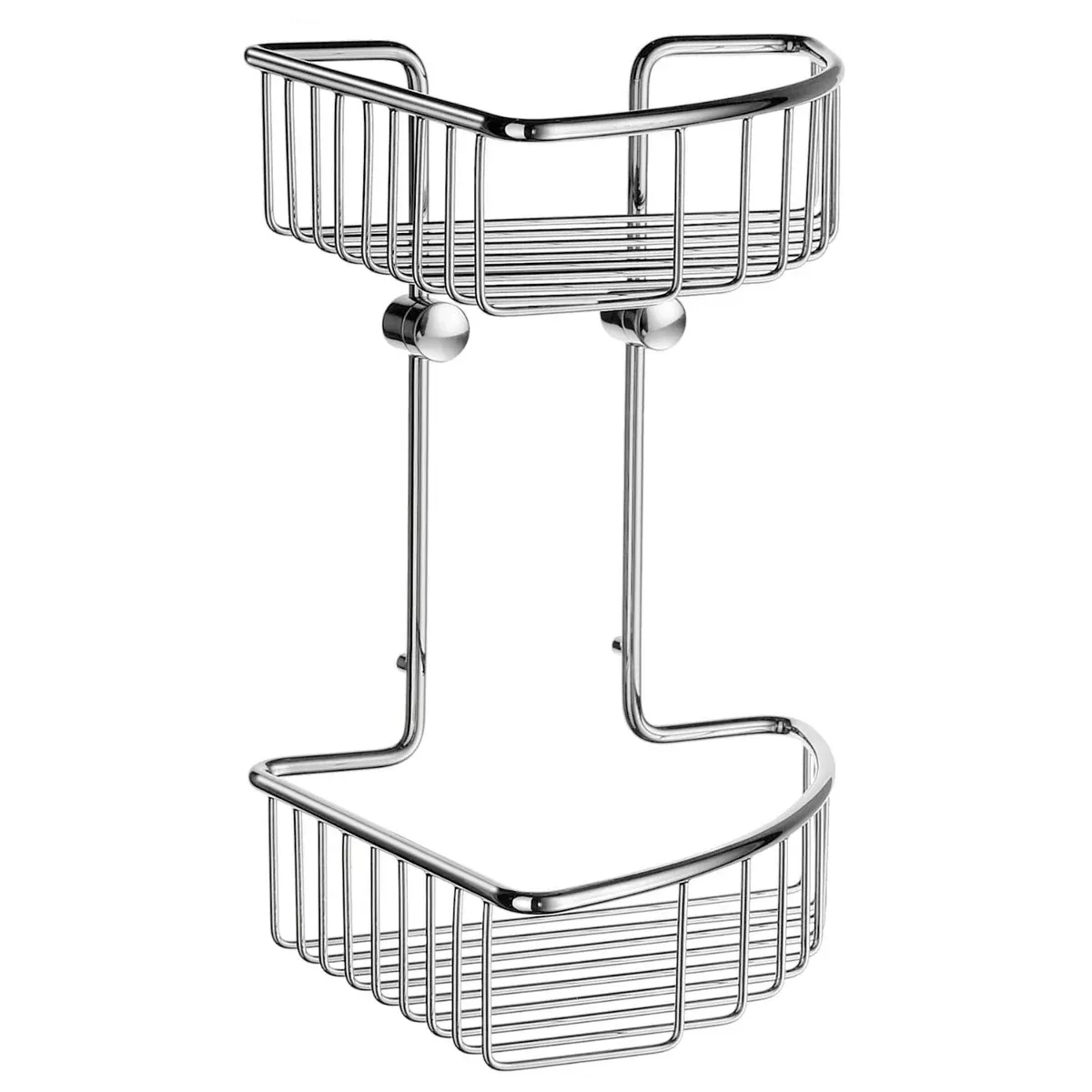 Smedbo SME_DK1022 Soap Basket Corner 2 Level, Polished Chrome