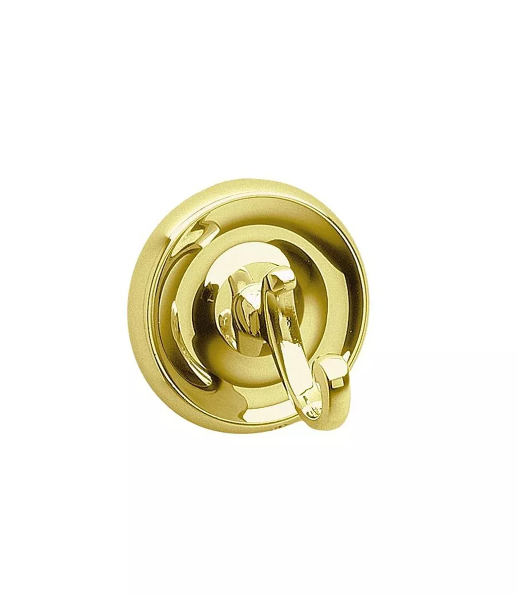 Smedbo SME, Polished Brass V255 Towel Hook Single
