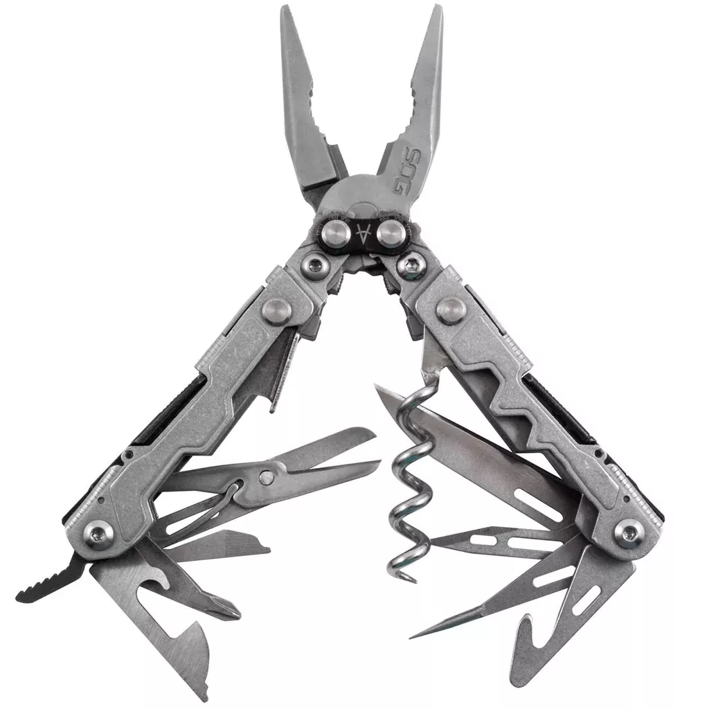 Sog Powerlitre 19-in-1 Mini Multi-tool (stone Wash Finish)