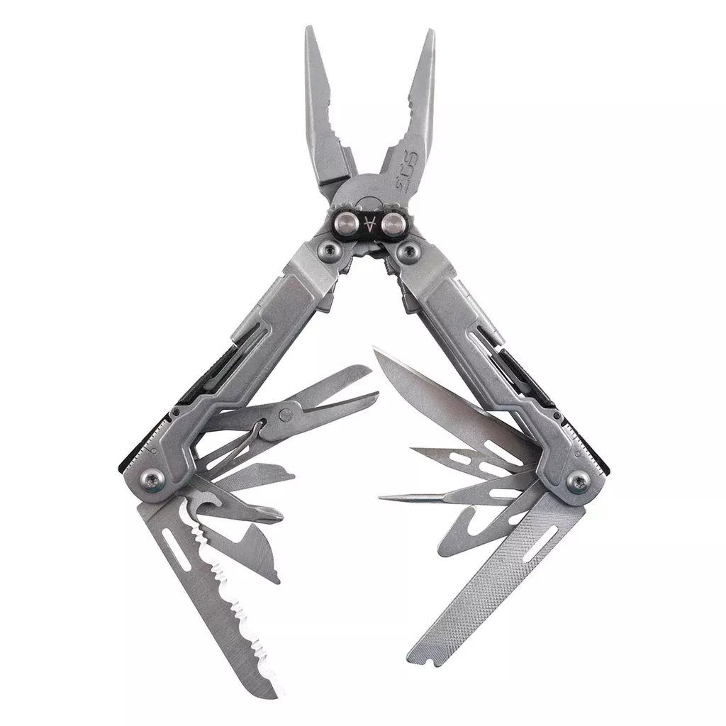 Sog Powerpint 18-in-1 Mini Multi-tool (stone Wash Finish)