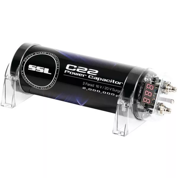 Sound Storm C22 2.0 Farad Black Capacitor