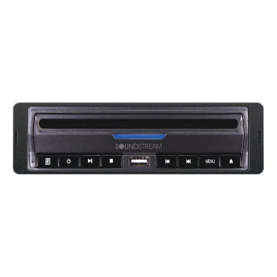 SoundStream VDVD165 1-DIN DVD Player w/ 32GB USB