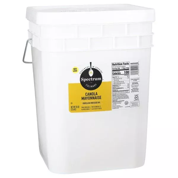 Spectrum Naturals Canola Mayonnaise- 30Lb