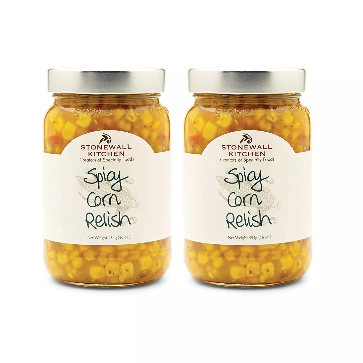 Spicy Corn Relish, 16 Ounces, Pack of 2