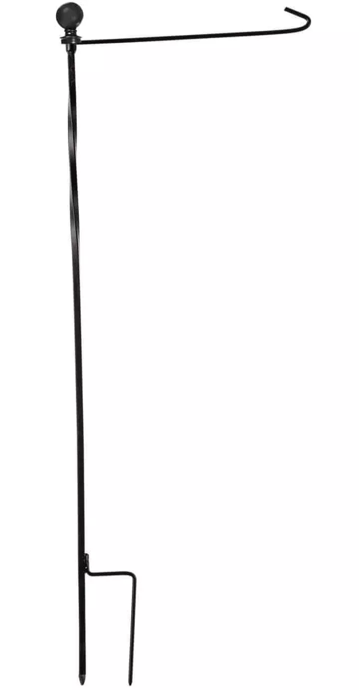 Spiral Twist Metal Garden Flag Stand - 42"