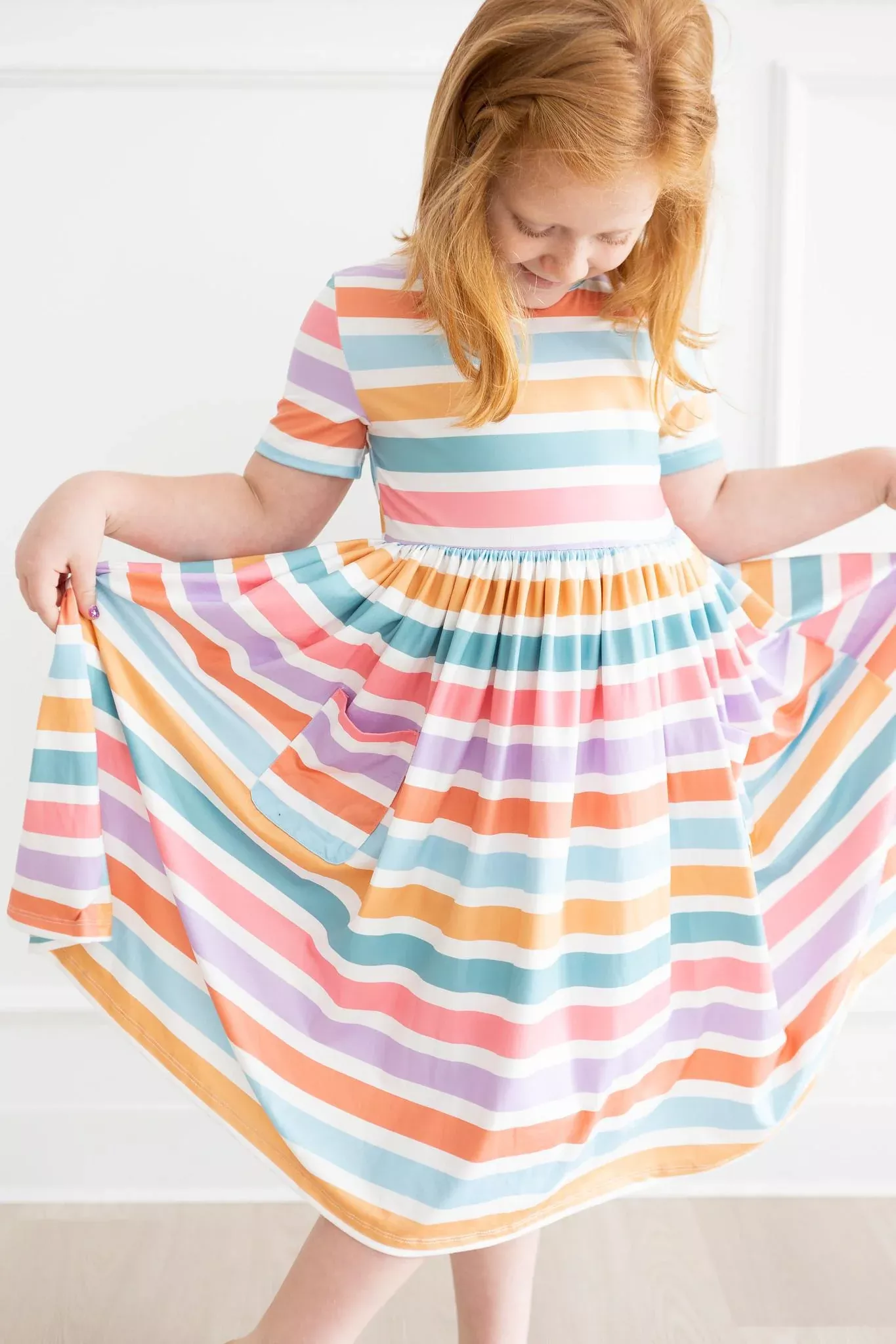 Spring Stripes S /S Pocket Twirl Dress
