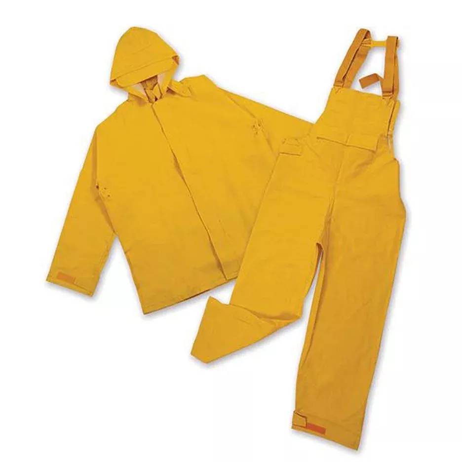 Stansport 2012L Commercial Yellow Rainsuit - Size Large