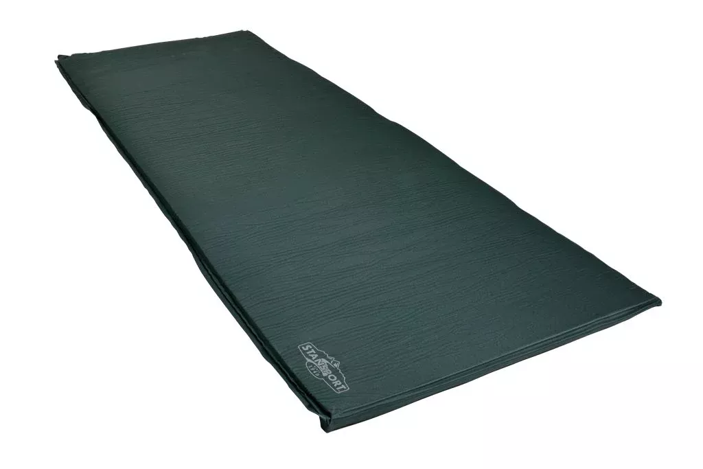 Stansport 499 Self-Inflating 3" High Air Mattress - Forest Green