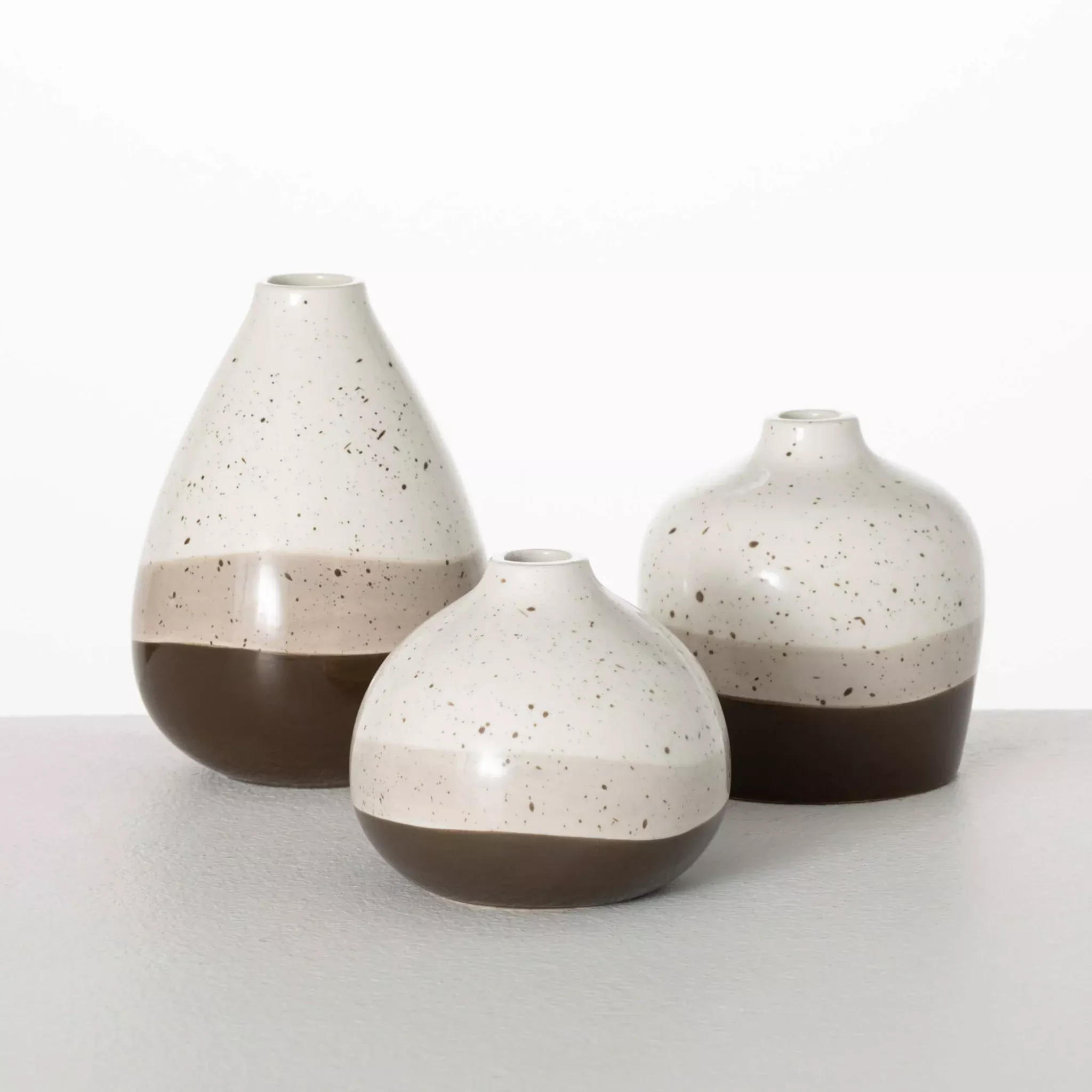 Strata Tricolor Bud Vase