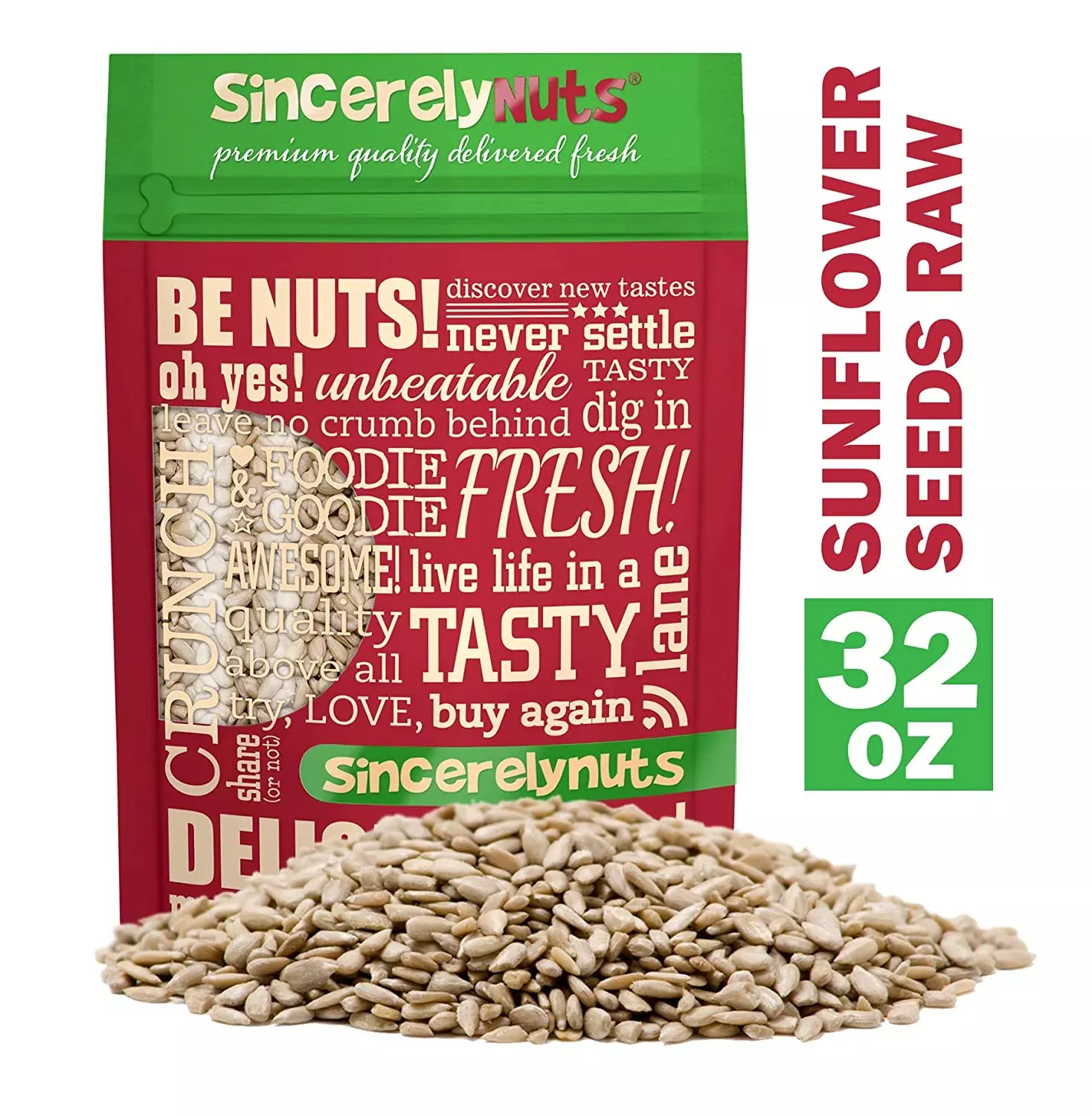 Sunflower Seed Kernels Raw, No Shell
