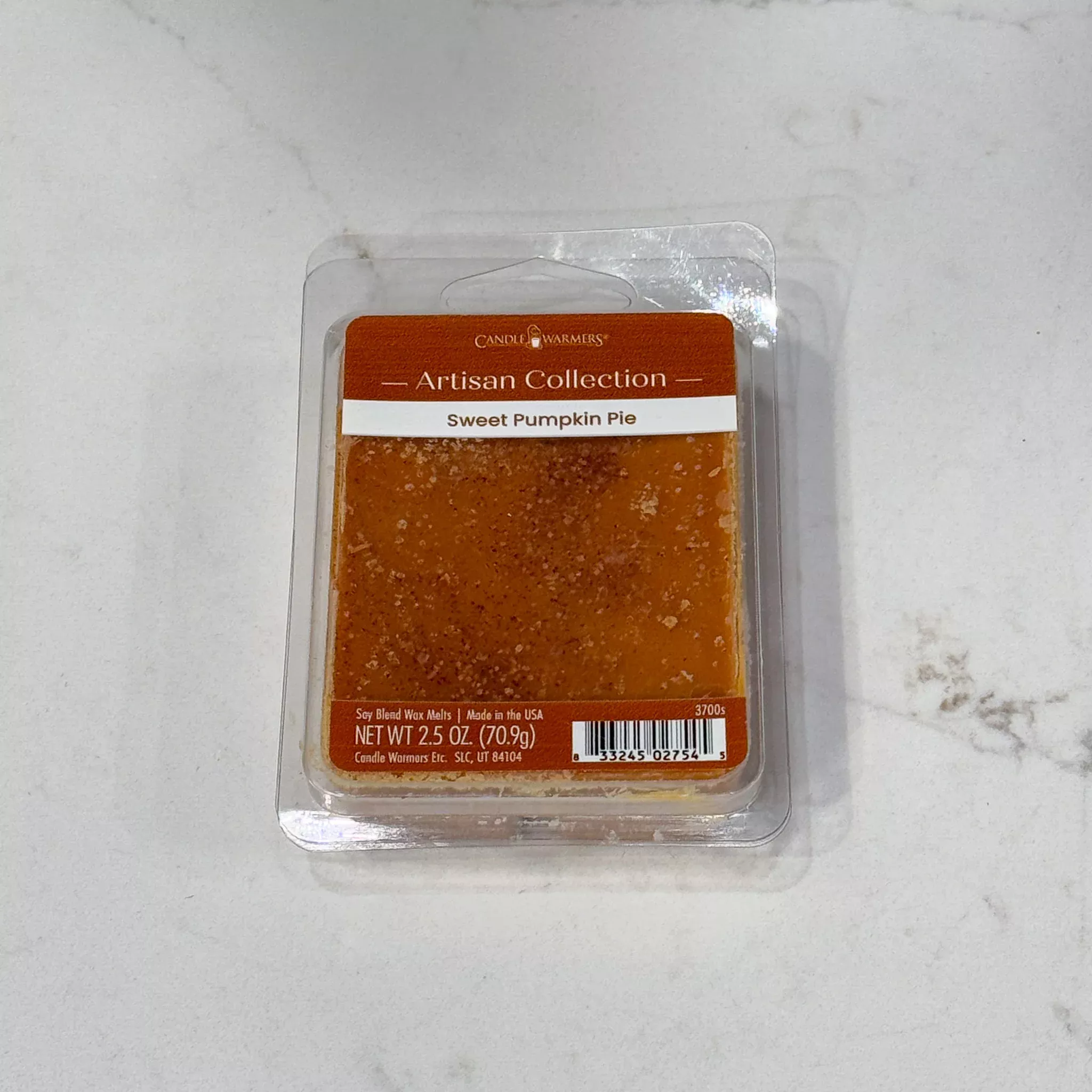 Sweet Pumpkin Pie Artisan Wax Melt