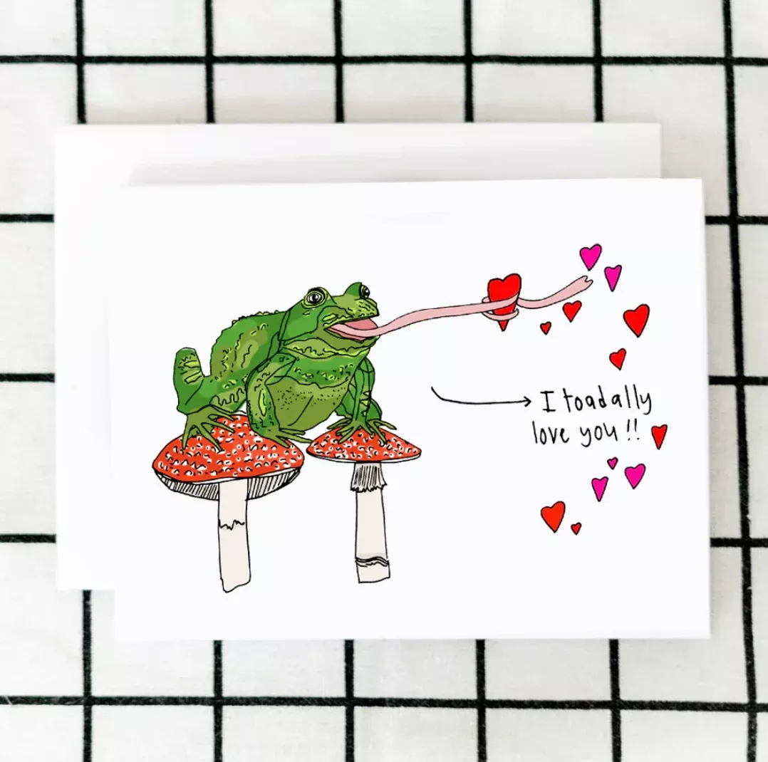 Toadally Love You Card by ARTjaden