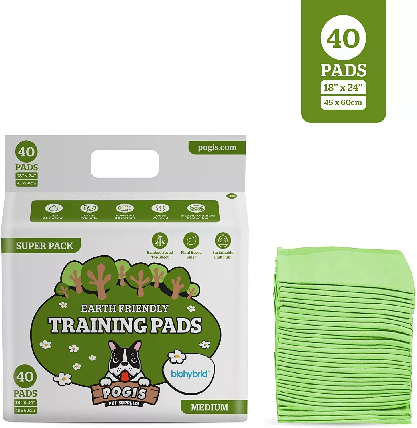 Training Pads - Large, Super-Absorbent, Earth-Friendly Puppy Pee Pads for Dogs