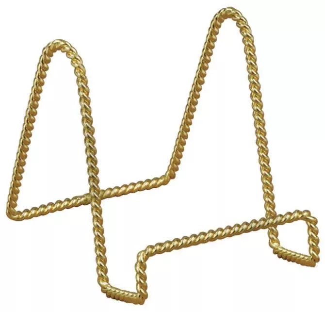 Tripar Twisted Brass Wire Display Stand - 7" to 14"