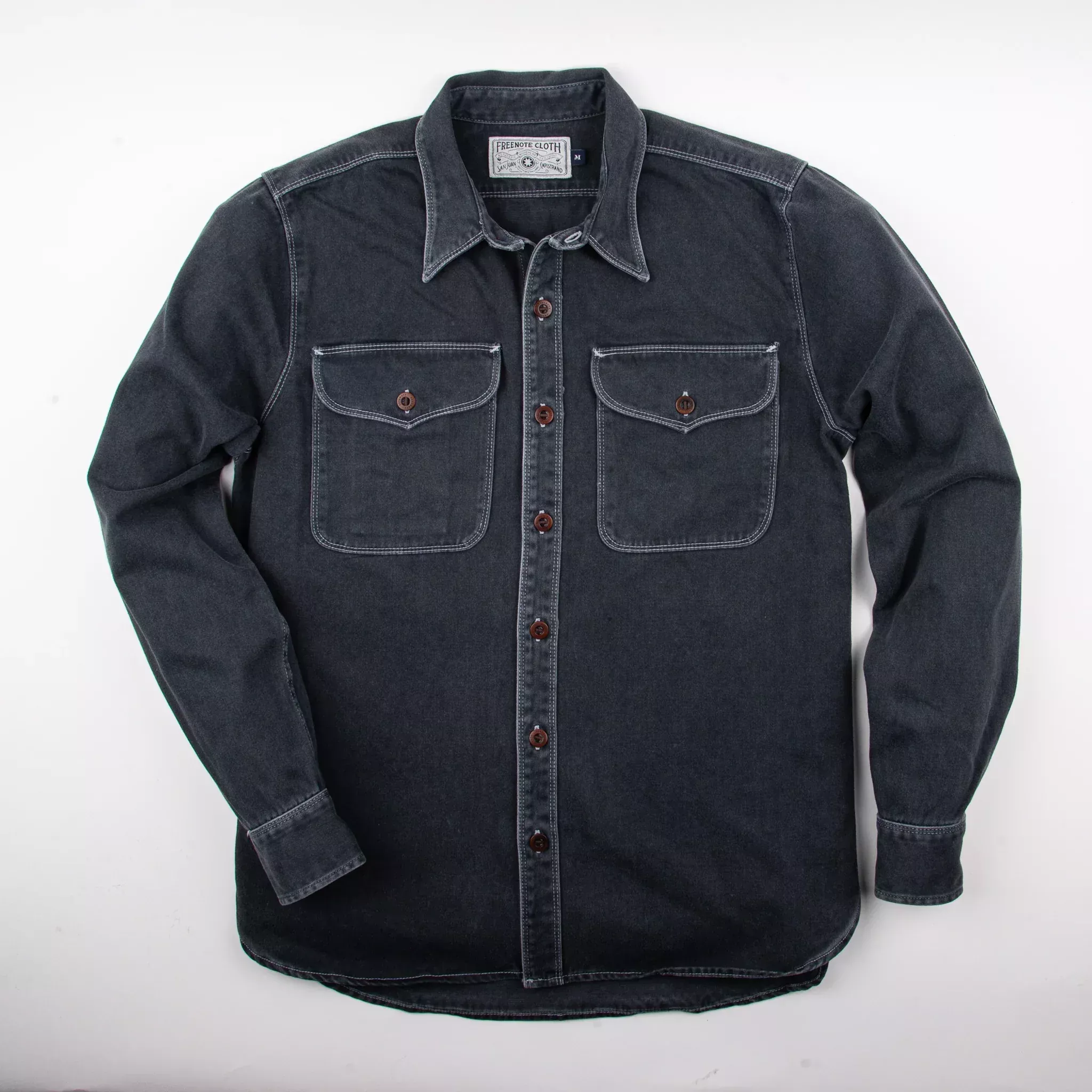 Utility Shirt | Charcoal | Freenote Cloth