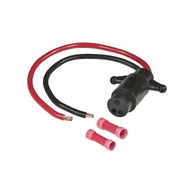 V-Groove Female Motor Side Trolling Motor Socket 12V with Butt Connectors