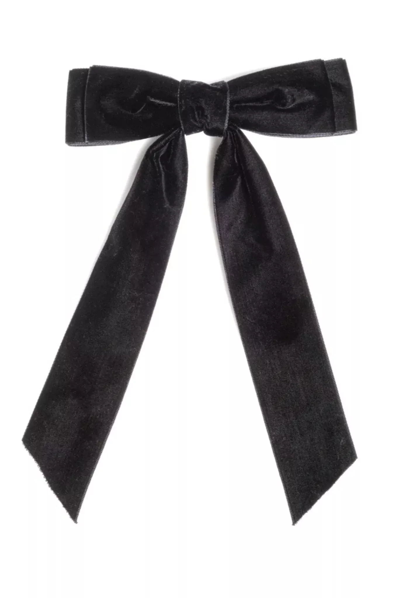 Velvet Bow Clip